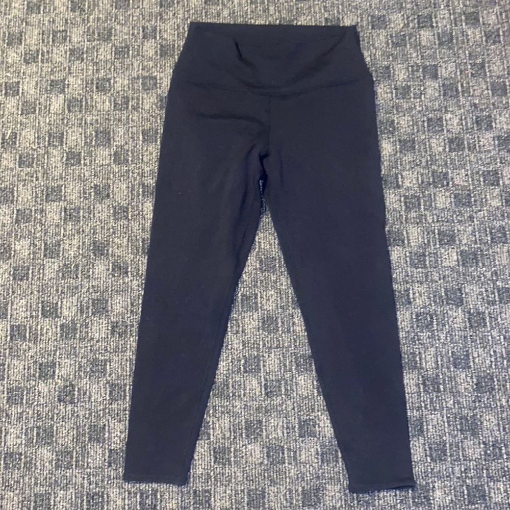 Alo Airbrush Black Leggings Size XL